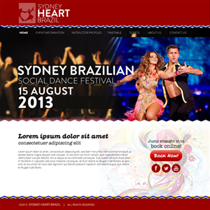 Wordpress Design by Behriatech for Rio Zouk Sydney | Design: #2012272