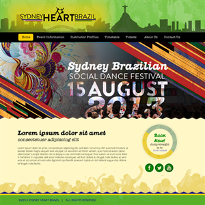 Wordpress Design by Behriatech for Rio Zouk Sydney | Design: #2013678