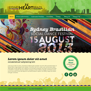 Wordpress Design by Behriatech for Rio Zouk Sydney | Design #2013688