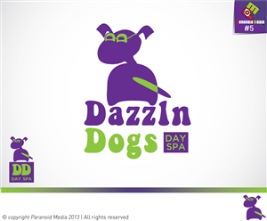 Logo-Design von Atum Kreative™ für Dazzln Dogs Day Spa | Design #2030603