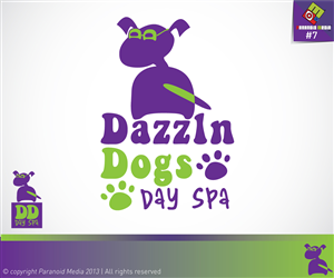 Logo Design by Atum Kreative™ for Dazzln Dogs Day Spa | Design: #2061222