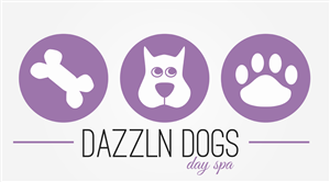 Logo Design by MEDesigns for Dazzln Dogs Day Spa | Design: #2024346
