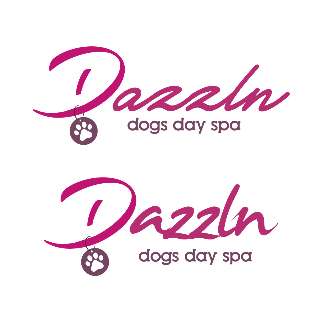 Logo Design by Marta Sobczak  for Dazzln Dogs Day Spa | Design #2030046