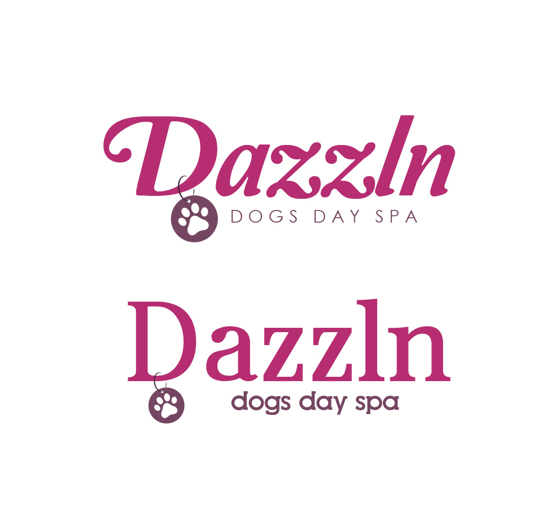 Logo Design by Marta Sobczak  for Dazzln Dogs Day Spa | Design #2030049