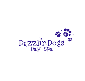 Logo Design by Hiccups Design for Dazzln Dogs Day Spa | Design: #2008320