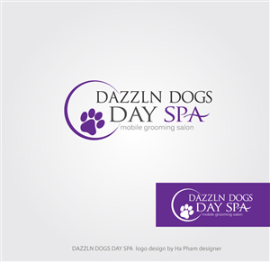 Logo Design by Hana for Dazzln Dogs Day Spa | Design: #1993154