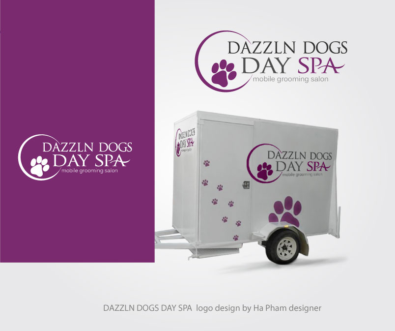 Logo-Design von Hana für Dazzln Dogs Day Spa | Design #1993263