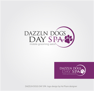 Logo Design by Hana for Dazzln Dogs Day Spa | Design: #1993303