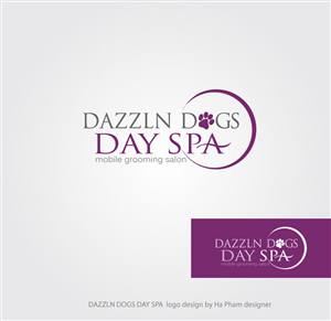 Logo Design by Hana for Dazzln Dogs Day Spa | Design: #1993321