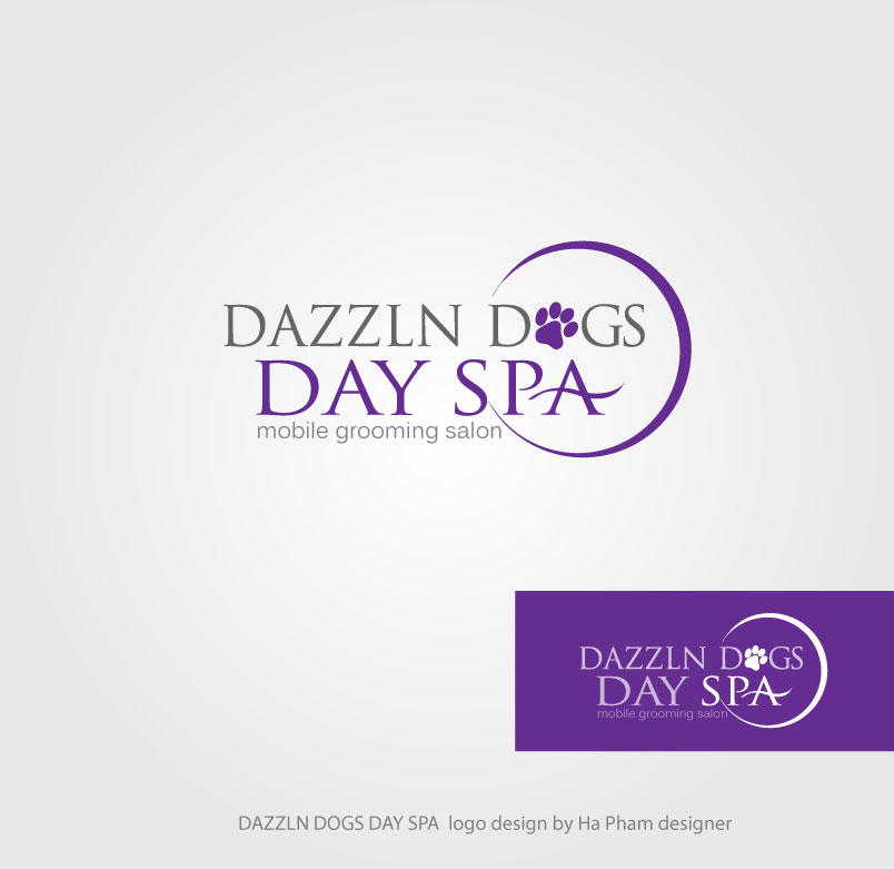 Logo Design by Hana for Dazzln Dogs Day Spa | Design #2012171