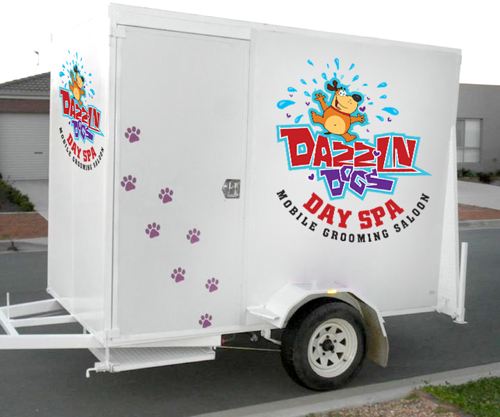 Logo-Design von design factory für Dazzln Dogs Day Spa | Design #2037327