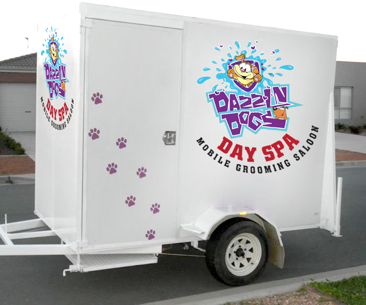 Logo-Design von design factory für Dazzln Dogs Day Spa | Design #2037333