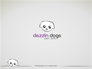Logo Design by Angelina for Dazzln Dogs Day Spa | Design: #2038583