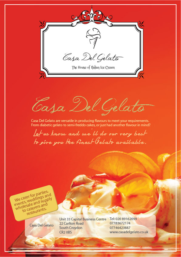 Magazine Design by ARO for Casa Del Gelato | Design #1999399