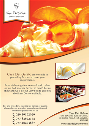 Magazine Design by Neha Dsouza for Casa Del Gelato | Design: #2005947
