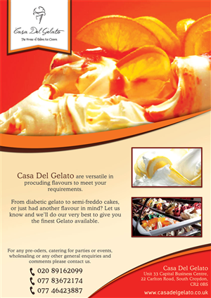 Magazine Design by Neha Dsouza for Casa Del Gelato | Design: #2006021