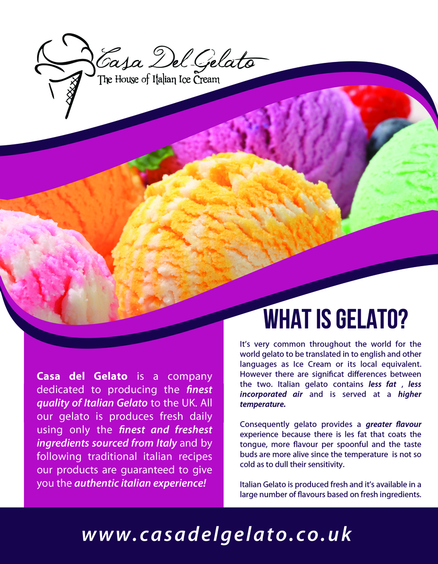 Magazine Design by MemoCo for Casa Del Gelato | Design #2005063