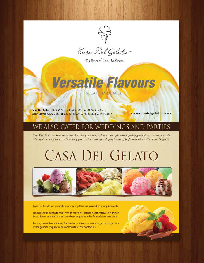 Design de Revue par Sbss pour Casa Del Gelato | Design #1997012