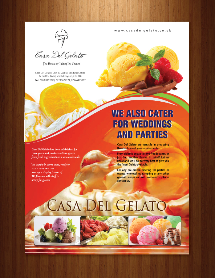 Design de Revue par Sbss pour Casa Del Gelato | Design : #1997089