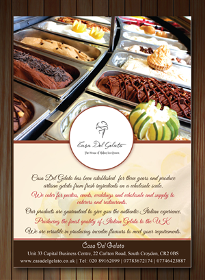 Design de Revue par Sbss pour Casa Del Gelato | Design : #1997935
