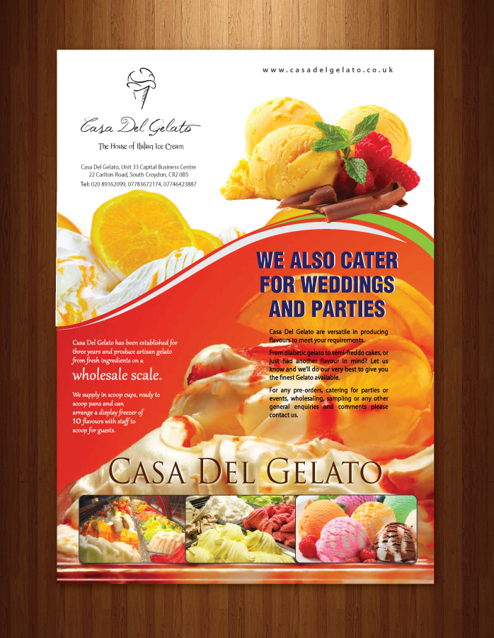 Magazine Design by Sbss for Casa Del Gelato | Design #1998048