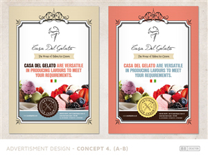 Design de Revue par 88 creaction pour Casa Del Gelato | Design : #2001972