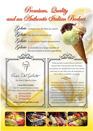 Design de Revue par IneseRo pour Casa Del Gelato | Design : #1998223
