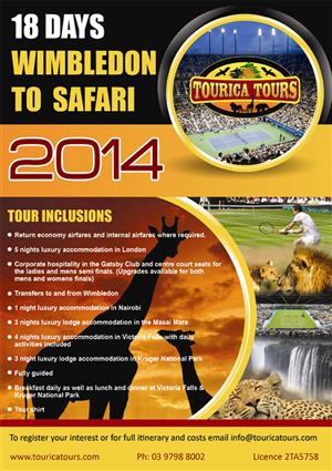 Flyer Design by Mayan Graphics for Tourica Tours | Design #2013980