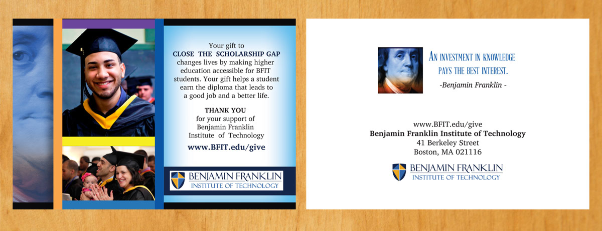 Diseño de Postal por Venus L. Penaflor para Benjamin Franklin Institute of Technology | Diseño #8509393