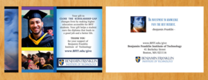 Postcard Design by Venus L. Penaflor for Benjamin Franklin Institute of Technology | Design #8509393