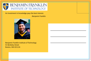 Diseño de Postal por Parul para Benjamin Franklin Institute of Technology | Diseño: #8516977