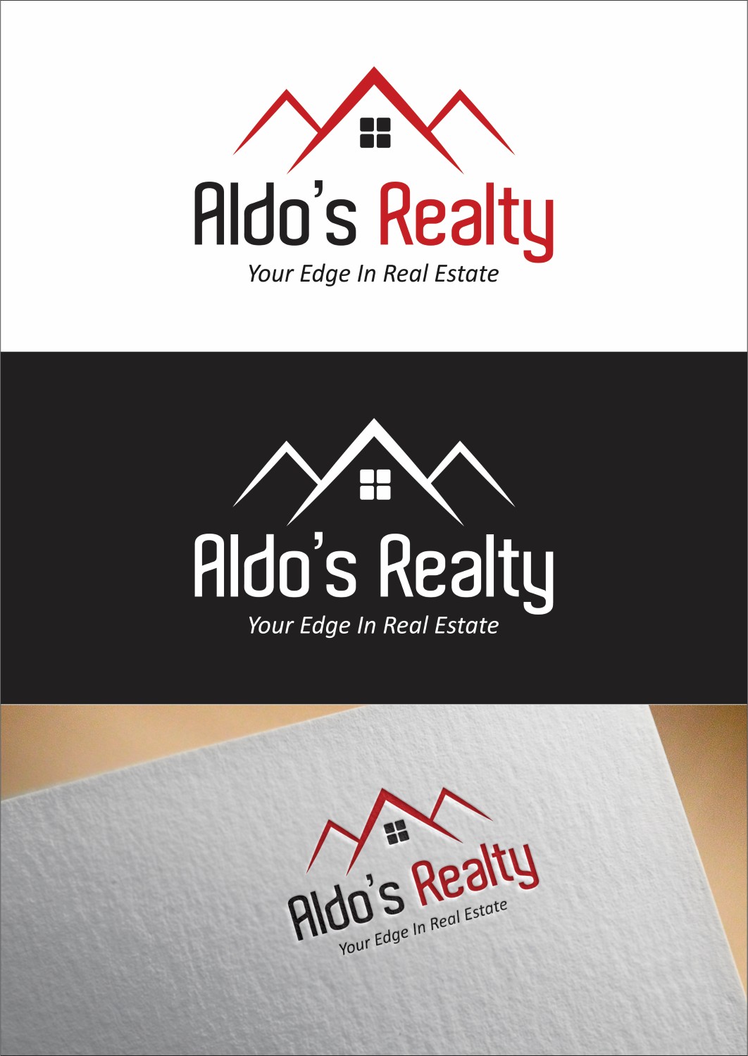 Logo Design by DG for Aldo's Realty | Design #8506302