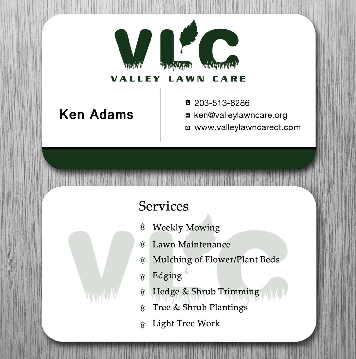 Business Card Design by Lanka Ama for Valley Lawn Care | Design #8511491