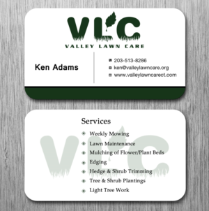 Design de Carte de Visite par Lanka Ama pour Valley Lawn Care | Design : #8511491
