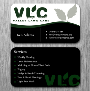 Design de Carte de Visite par Lanka Ama pour Valley Lawn Care | Design : #8511492