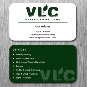 Design de Carte de Visite par Lanka Ama pour Valley Lawn Care | Design : #8511494