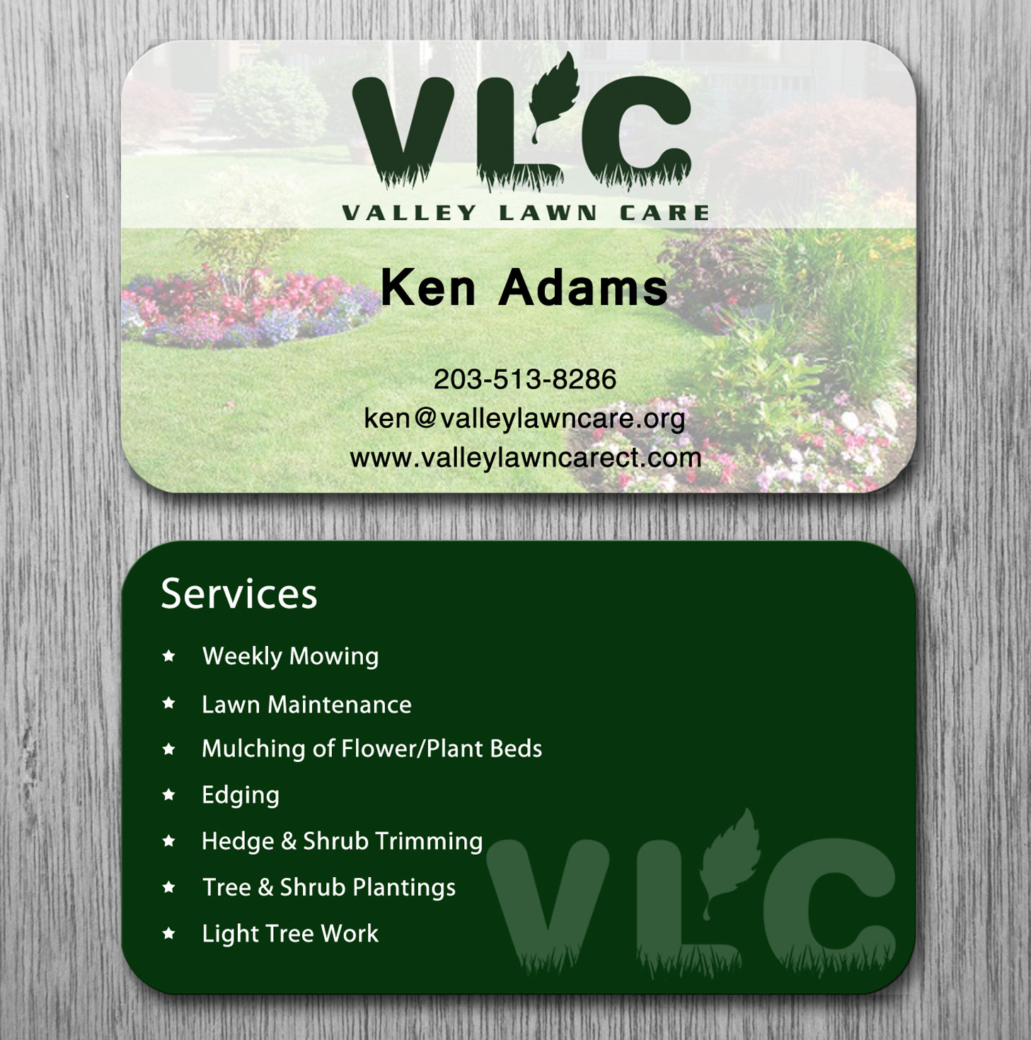 Business Card Design by Lanka Ama for Valley Lawn Care | Design #8511499