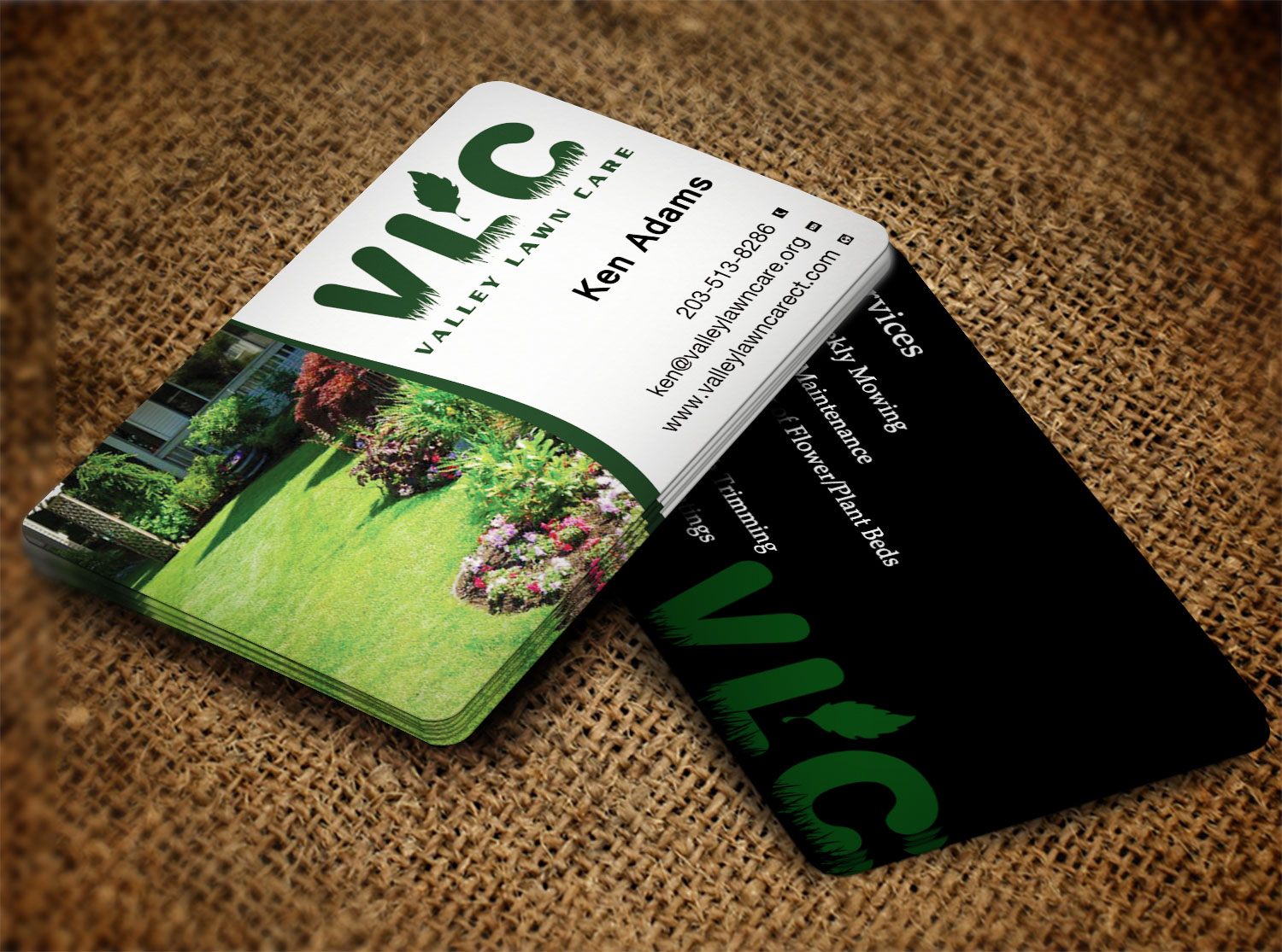 Business Card Design by Lanka Ama for Valley Lawn Care | Design #8511500