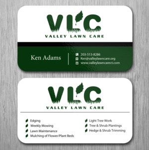 Design de Carte de Visite par Lanka Ama pour Valley Lawn Care | Design : #8511502