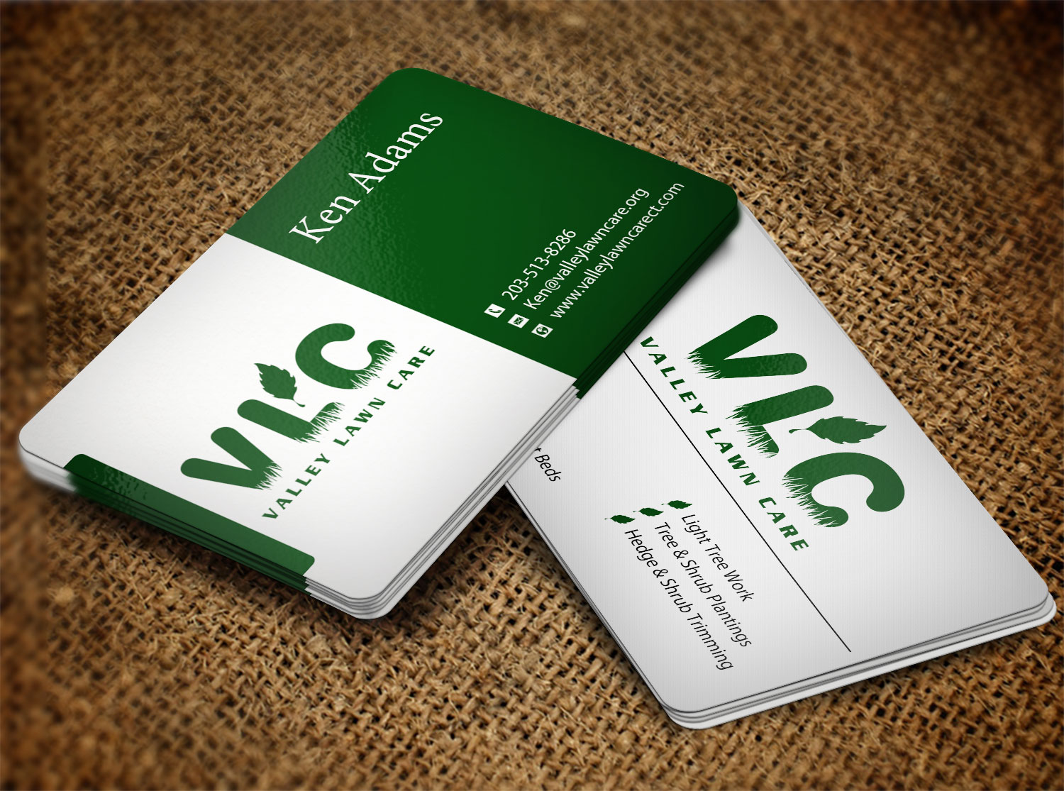 Business Card Design by Lanka Ama for Valley Lawn Care | Design #8511508