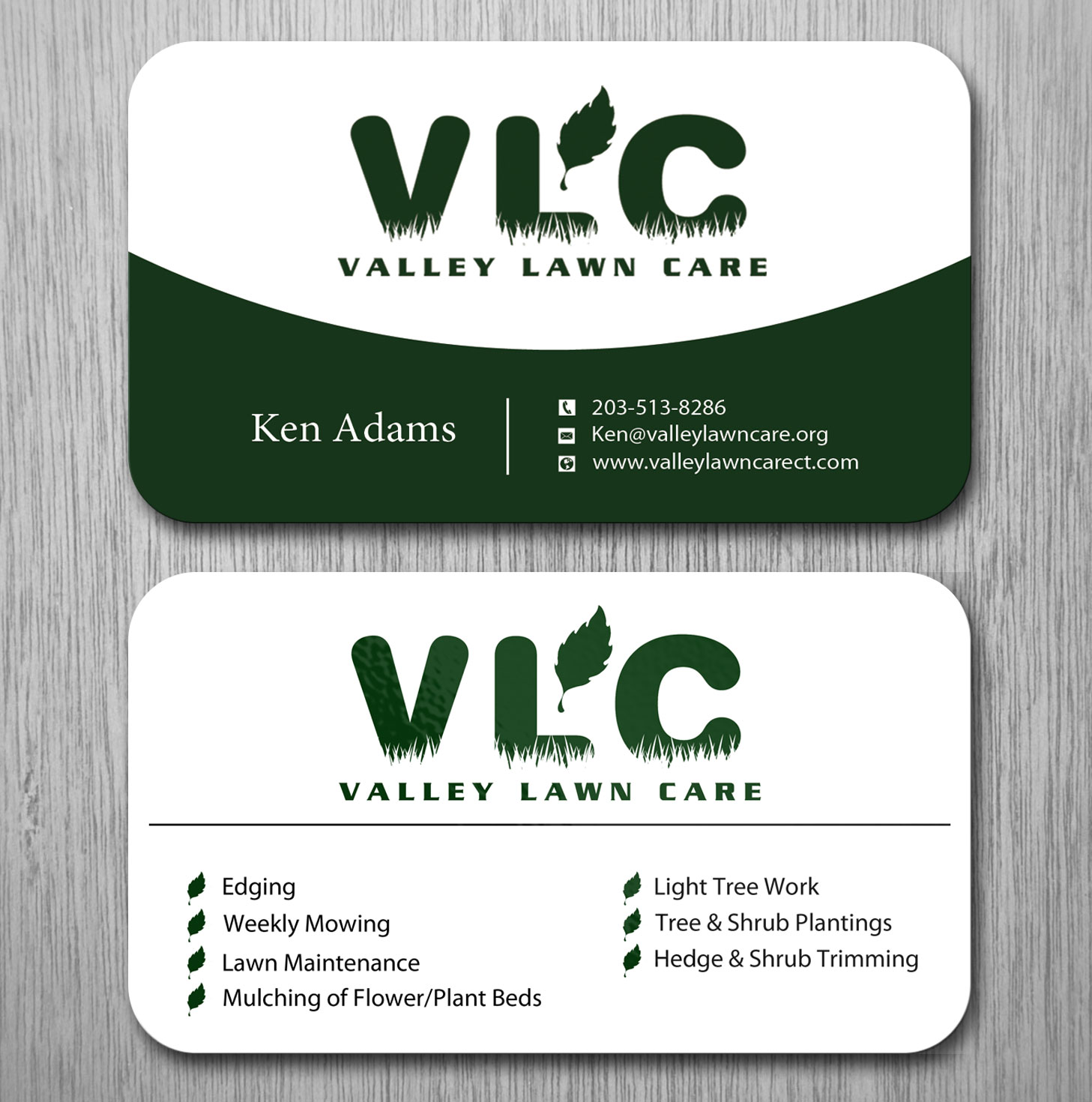 Business Card Design by Lanka Ama for Valley Lawn Care | Design #8511510