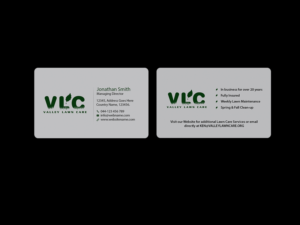 Design de Carte de Visite par Creations Box 2015 pour Valley Lawn Care | Design : #8515137