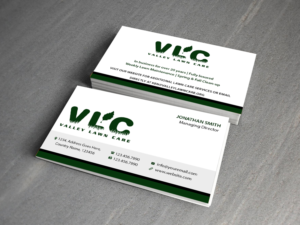 Design de Carte de Visite par Creations Box 2015 pour Valley Lawn Care | Design : #8515139