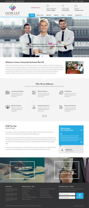 Web-Design von RupalTechno für GCSE LLP | Design #9175449