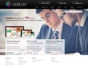 Web Design par RupalTechno pour GCSE LLP | Design : #9195867