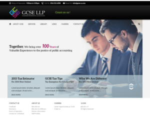 GCSE LLP website - revamping our website after 23 years | Web-Design von RupalTechno