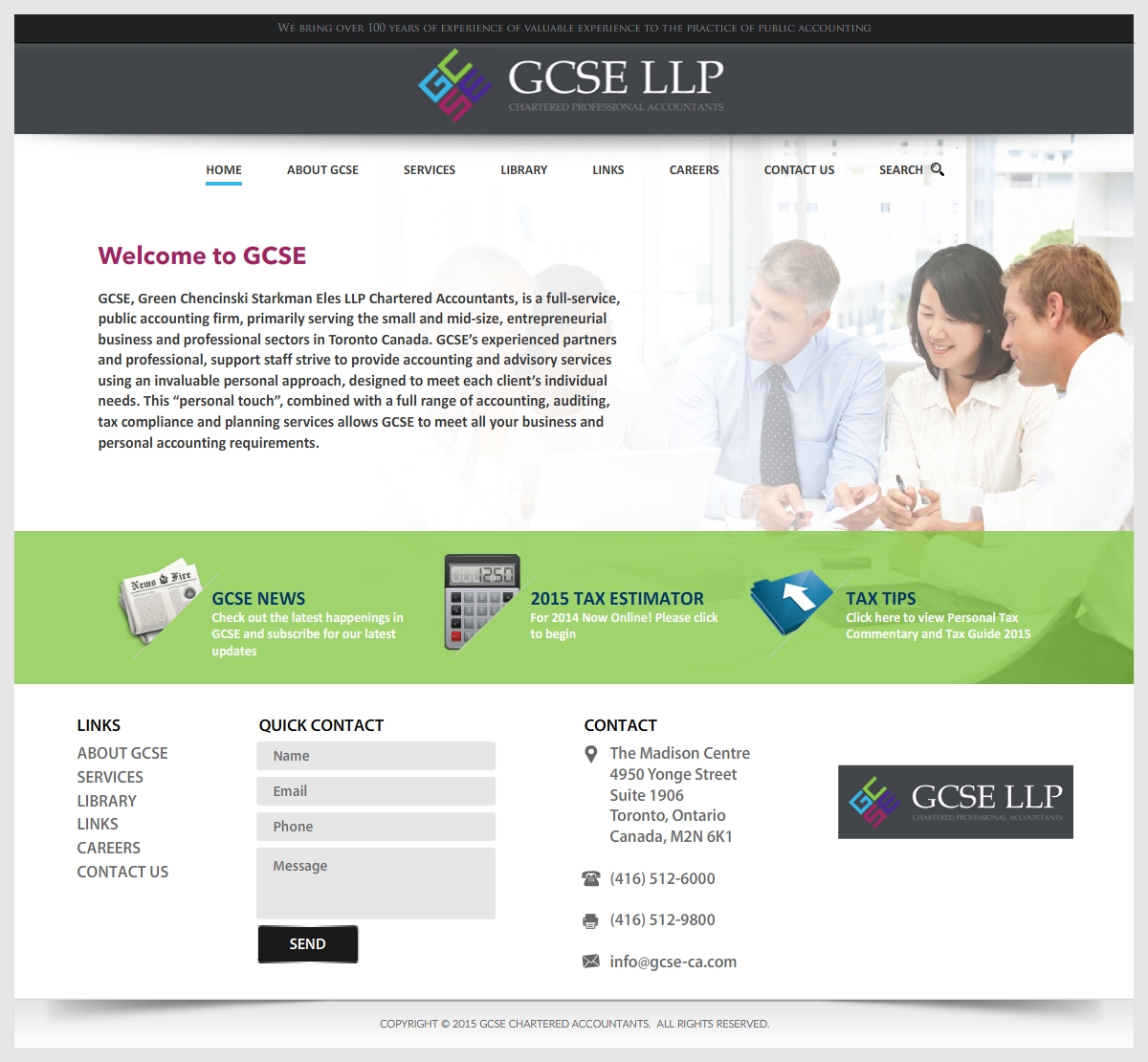 Web Design par -Marc- pour GCSE LLP | Design #9223849