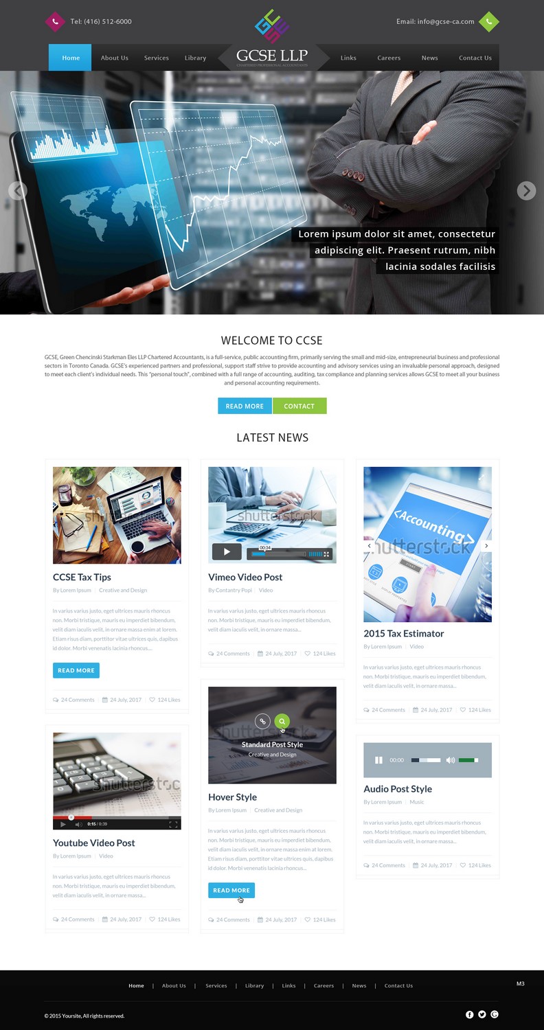 Diseño Web por pb para GCSE LLP | Diseño #8510436