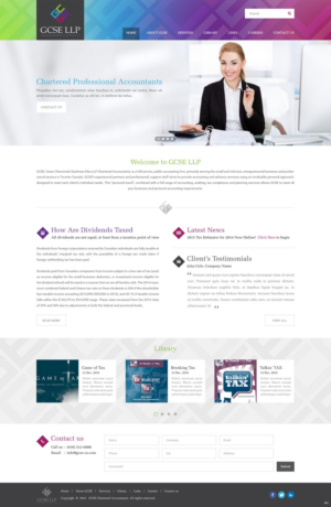 Web Design par pb pour GCSE LLP | Design : #8510439