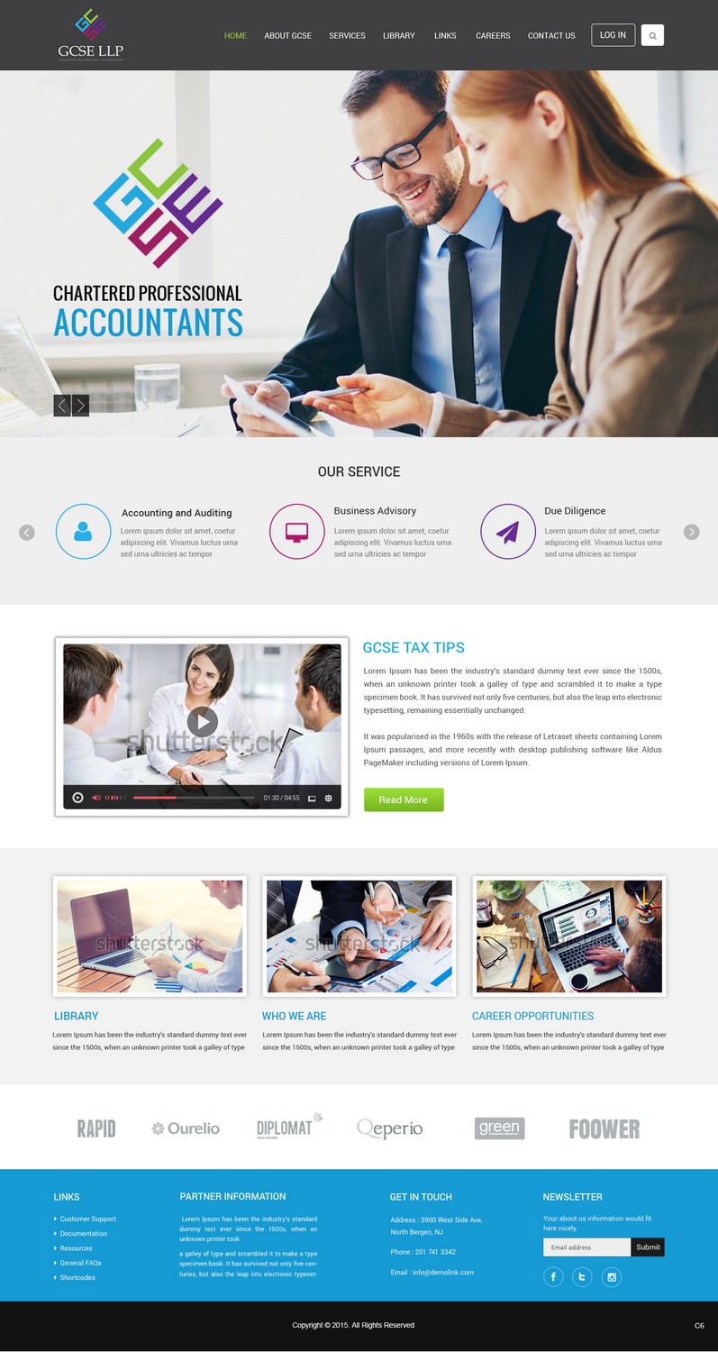 Web Design by pb for GCSE LLP | Design #8523192